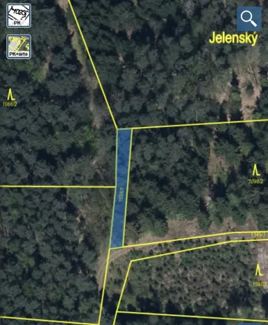 Prodej pozemku, Veliny, 180 m2