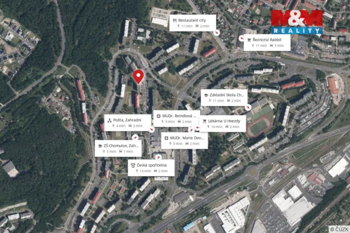 Prodej bytu 2+1, Chomutov, Skalková, 61 m2