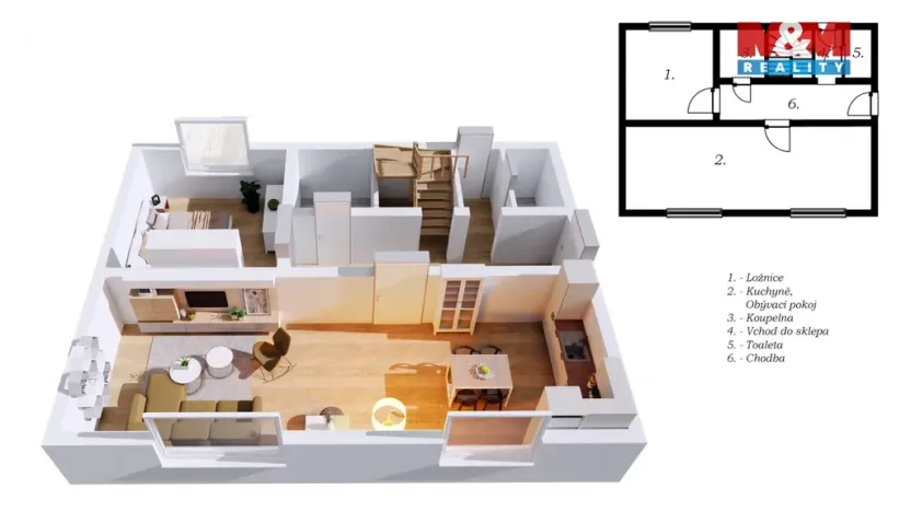 Prodej rodinného domu, Louny, Bezručova, 168 m2