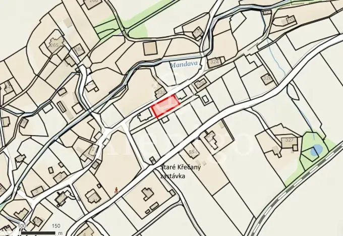 Prodej pozemku pro bydlení, Staré Křečany, 643 m2