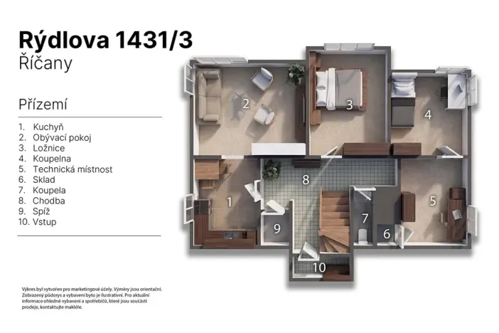 Prodej rodinného domu, Říčany, Rýdlova, 160 m2