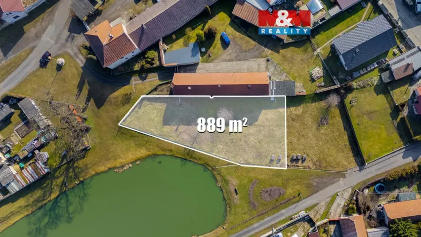 Prodej pozemku pro bydlení, Býkev, 889 m2