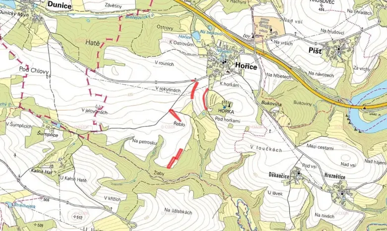 Prodej pole, Hořice, 14169 m2