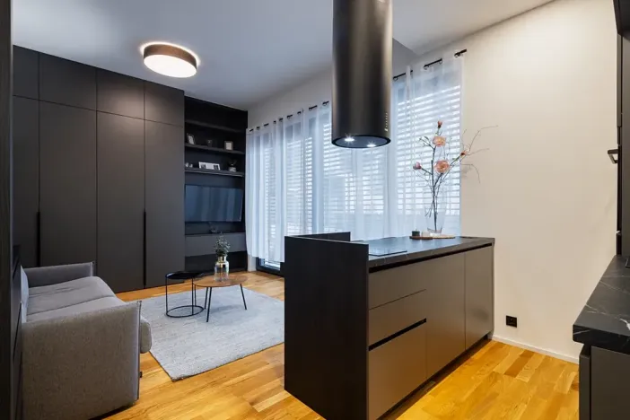 Pronájem bytu 1+kk, Praha - Smíchov, Grafická, 35 m2