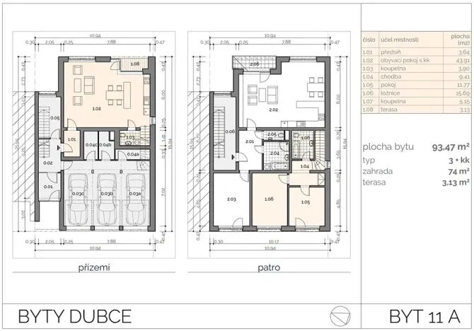 Prodej bytu 3+kk, Mladá Boleslav, Mileny Hážové, 93 m2