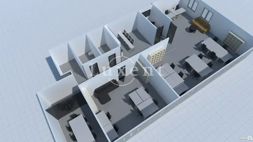 Pronájem kanceláře, Praha - Vysočany, Kolbenova, 191 m2