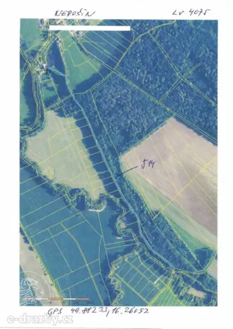 Dražba pozemku, Litomyšl, 2643 m2