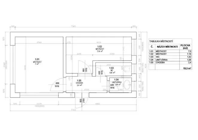 Pronájem skladu, Brno, Plynárenská, 20 m2