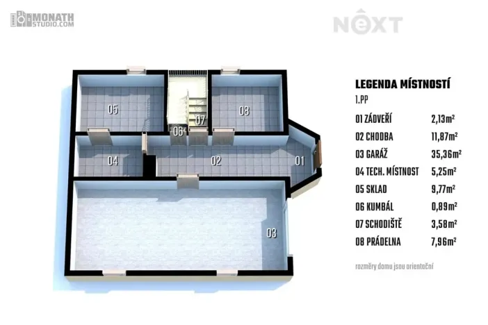 Prodej rodinného domu, Zaječí, Šakvická, 220 m2