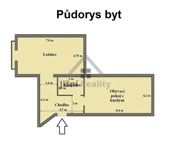 Prodej bytu 2+kk, České Budějovice, Rudolfovská tř., 98 m2