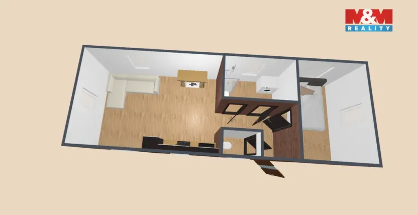 Prodej chaty, Hřibiny-Ledská - Ledská, 35 m2