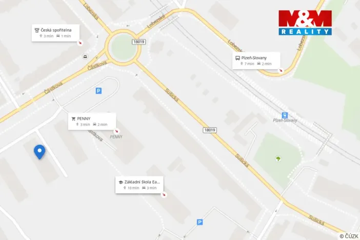 Prodej garáže, Plzeň, Lobezská, 18 m2