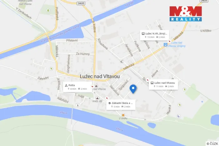 Prodej bytu 2+1, Lužec nad Vltavou, Jiráskova, 56 m2