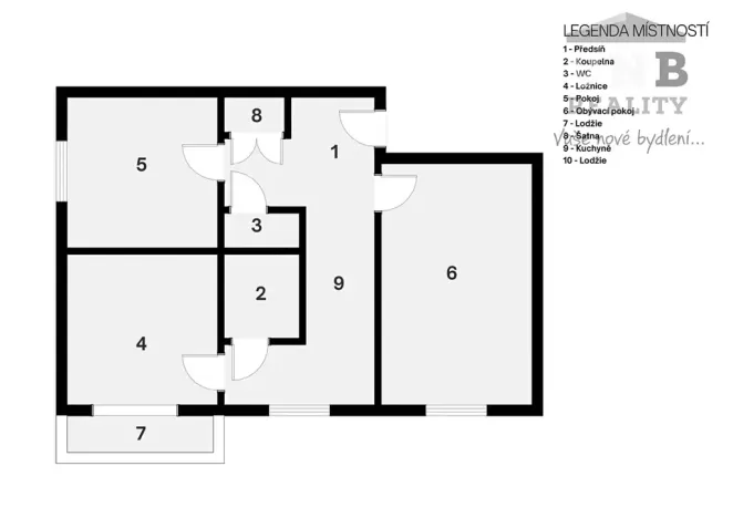Prodej bytu 3+1, Prostějov, Dolní, 72 m2