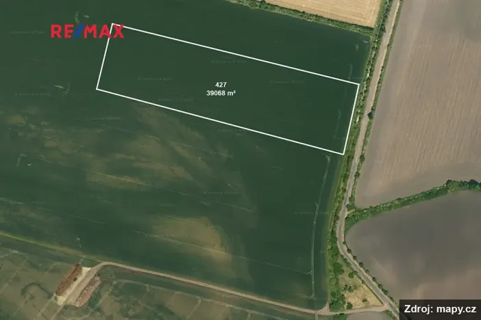 Prodej pole, Chleby, 87342 m2