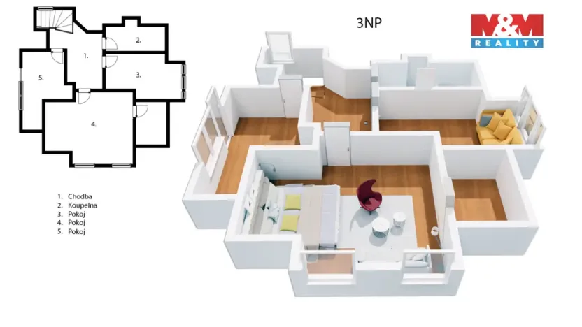 Prodej rodinného domu, Jílové, Dvořákova, 278 m2