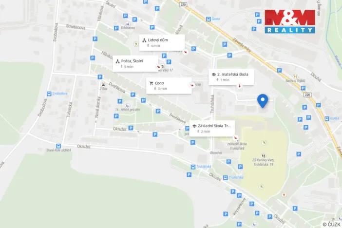 Pronájem bytu 4+kk, Karlovy Vary - Stará Role, Truhlářská, 89 m2