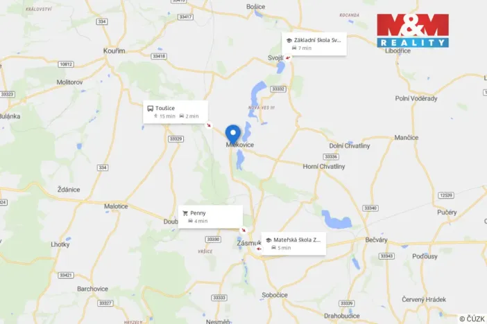 Prodej pozemku pro bydlení, Toušice - Mlékovice, 821 m2