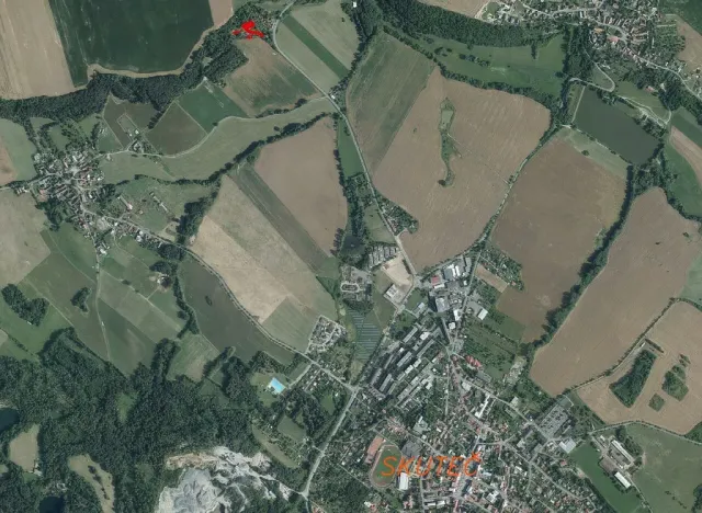 Prodej pozemku, Skuteč, 881 m2