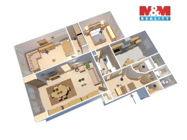 Prodej bytu 3+1, Praha - Malá Strana, Újezd, 103 m2