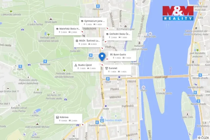 Prodej bytu 3+1, Praha - Malá Strana, Újezd, 103 m2