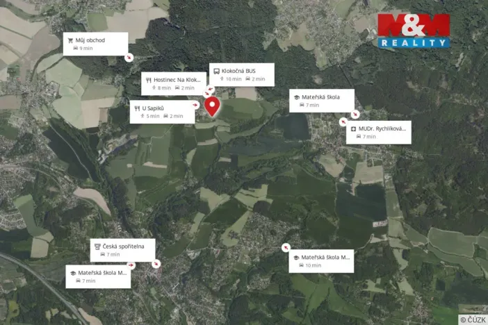 Prodej pozemku pro bydlení, Klokočná, 1004 m2