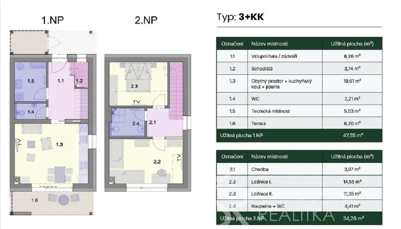 Prodej bytu 3+kk, Nová Pec - Dlouhý Bor, 82 m2