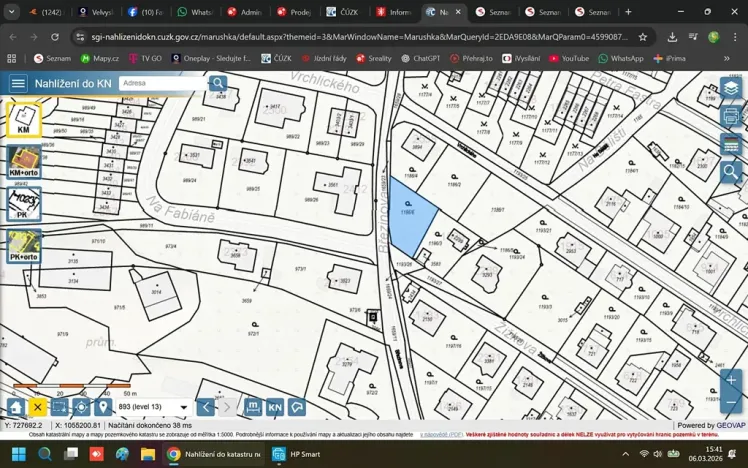 Prodej pozemku pro bydlení, Říčany, 480 m2