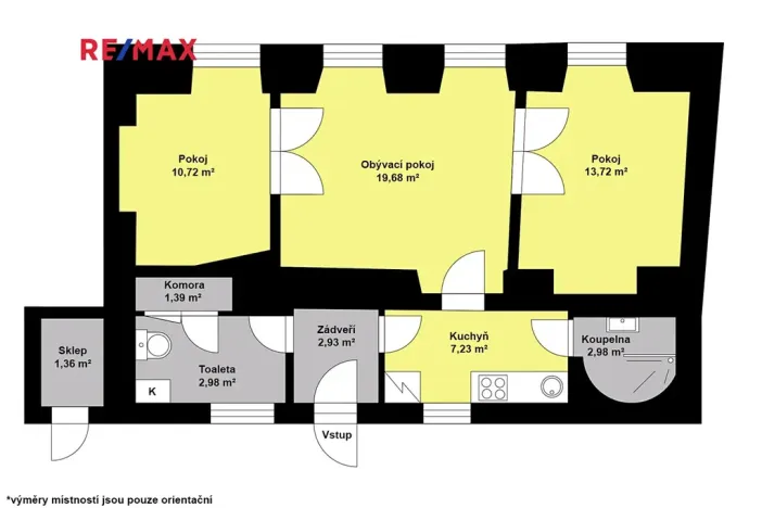 Prodej bytu 3+1, Praha - Malá Strana, Nebovidská, 57 m2