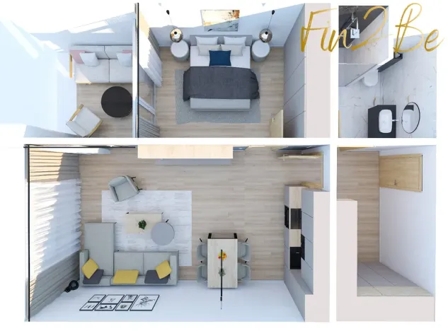 Prodej bytu 2+kk, Černá v Pošumaví - Dolní Vltavice, 58 m2