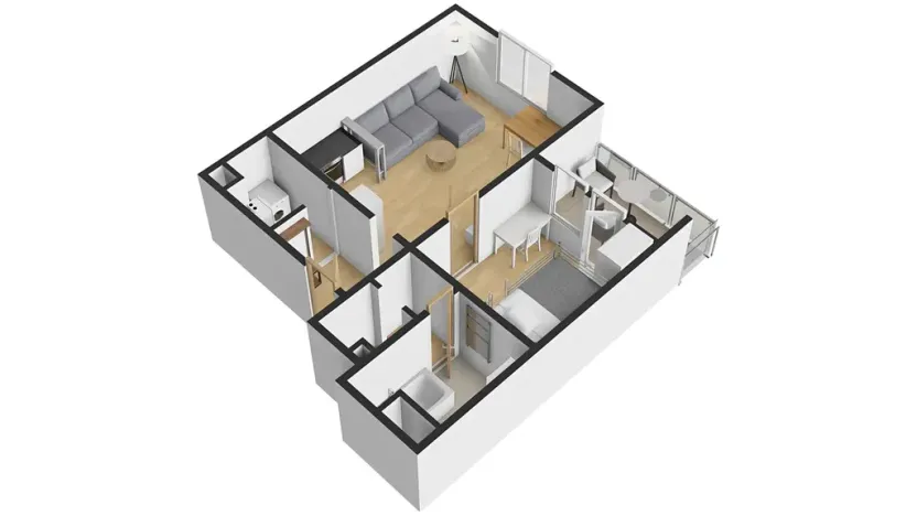 Prodej bytu 2+kk, Olomouc, Novosadský dvůr, 49 m2