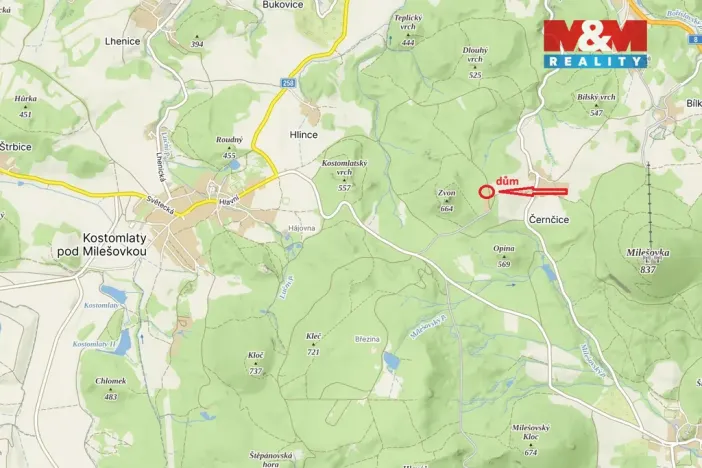 Prodej chalupy, Žalany - Černčice, 240 m2