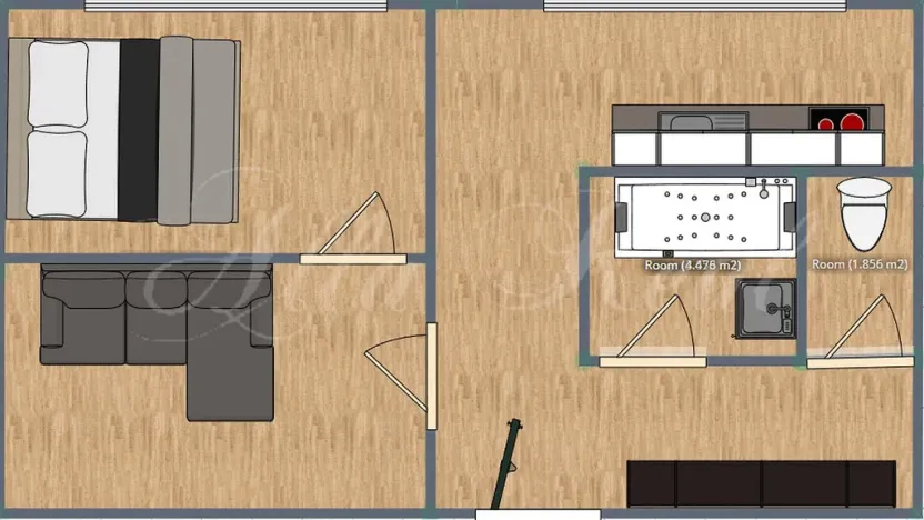 Pronájem bytu 2+1, Brno - Dolní Heršpice, Vídeňská, 43 m2