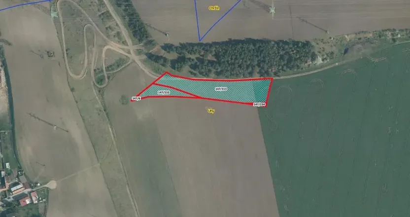 Prodej pole, Uhy, 6097 m2