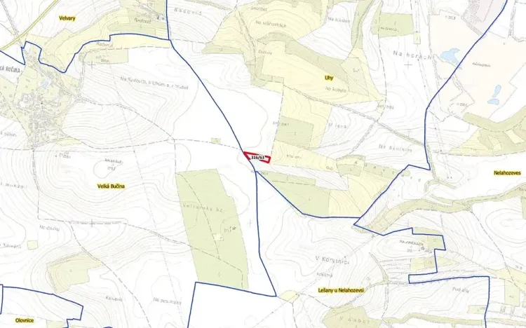 Prodej pole, Uhy, 4613 m2