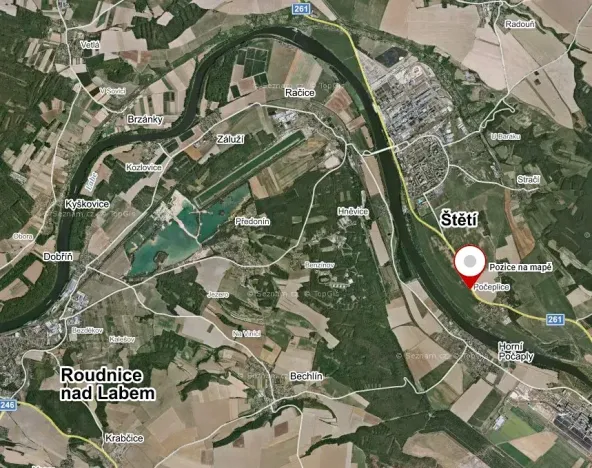 Prodej pole, Štětí, 14700 m2