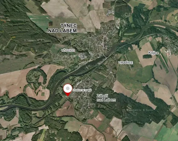 Prodej pole, Záboří nad Labem, 1218 m2