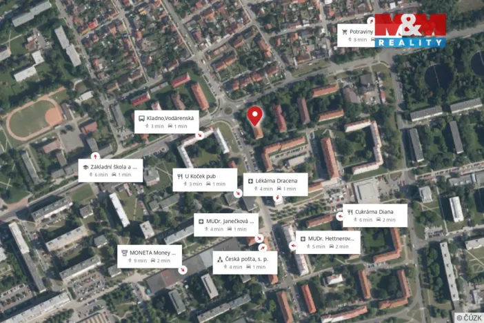 Prodej bytu 1+1, Kladno - Kročehlavy, U výtopny, 35 m2