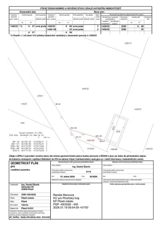 Prodej pozemku, Plzeň, 606 m2