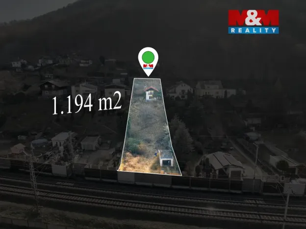 Prodej pozemku pro bydlení, Ústí nad Labem - Vaňov, 1194 m2