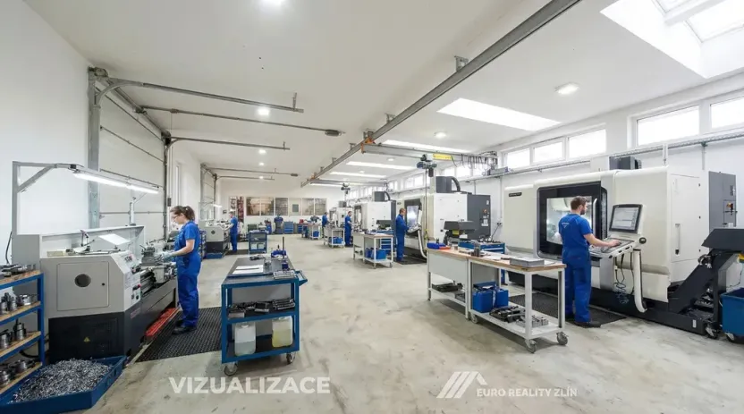 Prodej výrobních prostor, Zlín, Šrámkova, 643 m2