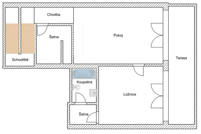 Prodej bytu 6+kk a větší, Praha - Karlín, Šaldova, 194 m2