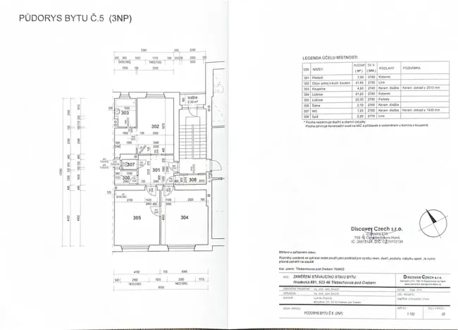 Prodej bytu 3+kk, Třebechovice pod Orebem, Hradecká, 82 m2