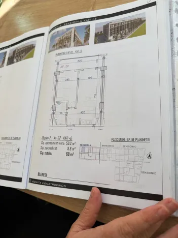 Prodej bytu 1+kk, Rruga Viena, Golem, Albánie, 37 m2