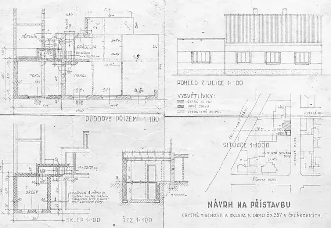 Prodej rodinného domu, Čelákovice, Chodská, 130 m2