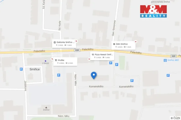 Pronájem bytu 1+1, Smiřice, Komenského, 37 m2