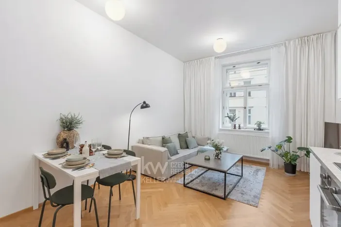 Prodej bytu 2+kk, Praha - Žižkov, Bořivojova, 51 m2