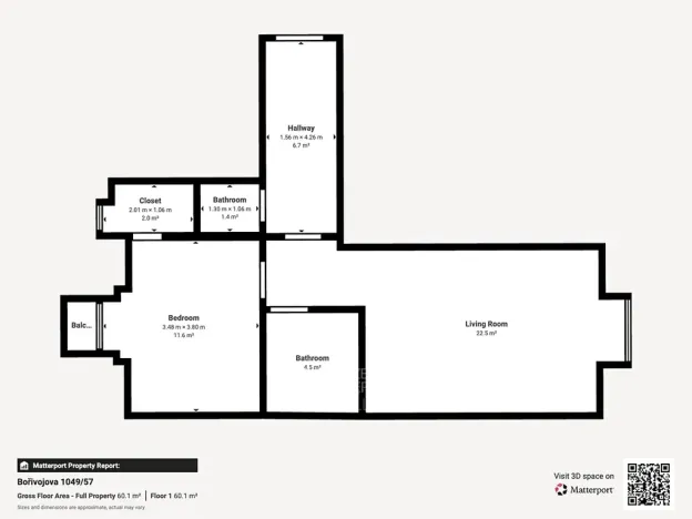 Prodej bytu 2+kk, Praha - Žižkov, Bořivojova, 51 m2