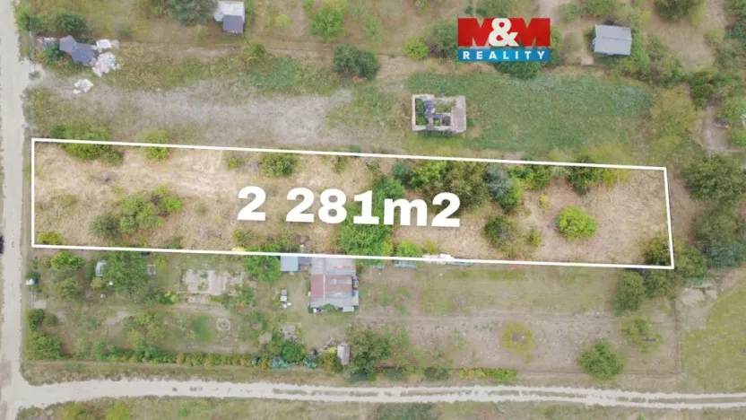 Prodej zahrady, Olomouc, Hollarova, 2281 m2