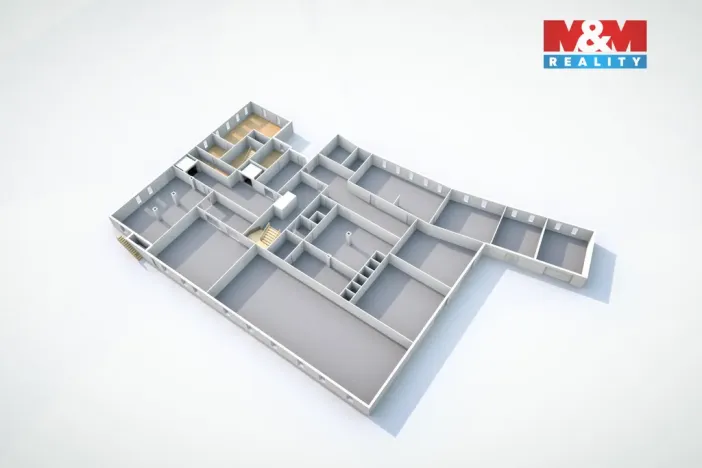 Prodej výrobních prostor, Jílové, Teplická, 3160 m2